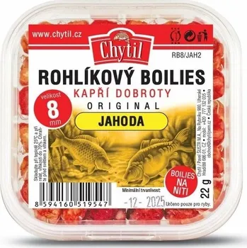 Chytil rohlíkový boilies 8 mm 22 g Varianta: Jahoda (RB8/JAH2)