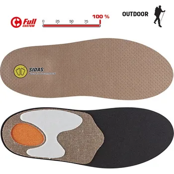 Sjezdové boty Vložky do bot Sidas Custom Outdoor - hnědá S