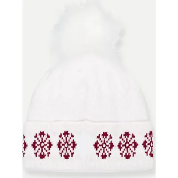 Čepice Zimní čepice Colmar 4837E Eco Fur W - bílá UNI