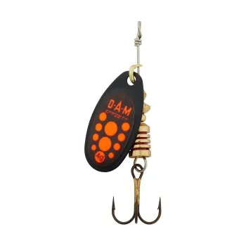 Umělá nástraha DAM třpytka Standard Spinner SINKING REFLEX BLACK RED vel.5 - 12g