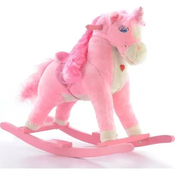 Houpací kůň Houpací koník Jednorožec - růžový