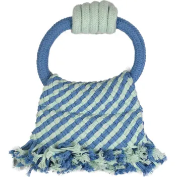 Hračka pro psa PAPILLON Lanová hračka XXL s rukojetí 35 cm