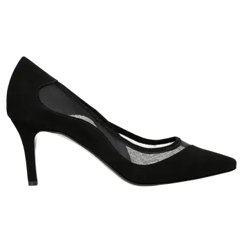 Dámské lodičky Černé Lodičky S Špičatou Špičkou A Síťovinou Wojas 3515681 40