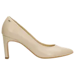 Béžové Dámské Lodičky Na Sloupkovém Podpatku Wojas 3501554 37,5