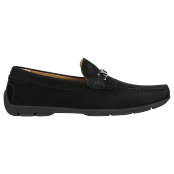 Pánské polobotky Elegantní Jarní Černé Pánské Kožené Boty Z Nubuku Wojas 1010221 40