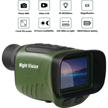 Dalekohled Přenosný digitální Monokular, Night Vision, s možností nahrávání