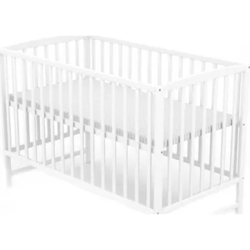 Dětská postýlka Postýlka pro miminko ANNA 120x60cm - bílá