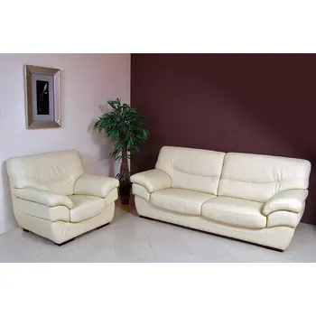 Sedací souprava ASKONT Genua Kožená sedací souprava 3-1-1 S rozkládáním / bez rozkládání