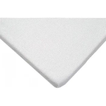 Prostěradlo Mamo Tato Bavlněné prostěradlo 60x120cm - Jemné tečky šedé
