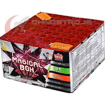 Zábavní pyrotechnika Magical Box 81 ran