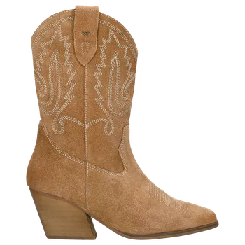 Dámská zimní obuv Světle Hnědé Kovbojské Dámské Kotníkové Boty Wojas 5519463 37