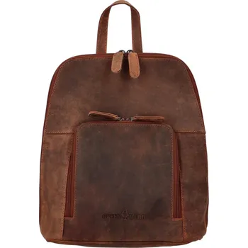 Městský batoh Kožený luxusní batůžek z kůže NICOLE, světlejší hnědá