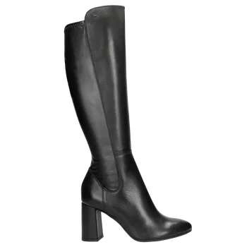 Dámské kozačky Černé Dámské Kozačky Na Vysokém Podpatku Wojas 7102251 36