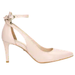 Béžové Páskové Lodičky Dámské S Uzavřenou Špičkou Wojas 3501854 37,5