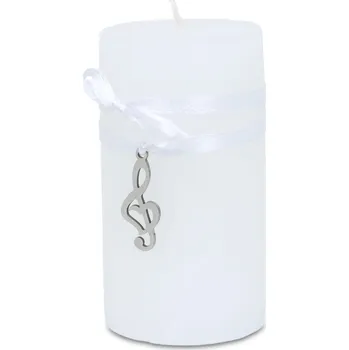 Svíčka Vonná svíčka Hudba v srdci - válec 70 Barva: Žlutá vanilka