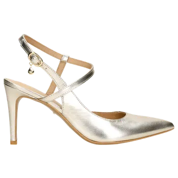 Dámské lodičky Dámské Zlaté Lodičky S Páskem Kolem Kotníku Wojas 3511358 38