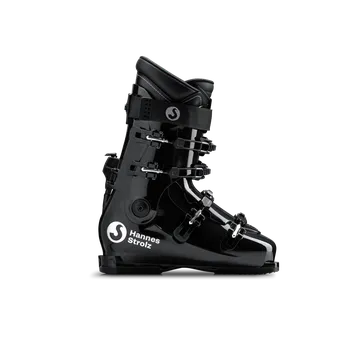 Sjezdové boty Lyžařské boty Strolz Evolution C (Comfort) - šedá/černá 23,5