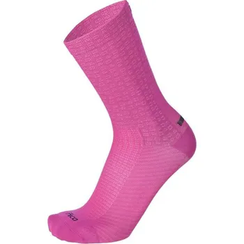 Pánské termo ponožky Cyklistické ponožky MICO LIGHT WEIGHT EXTRA DRY BIKE CREW SOCK - FUCSIA S