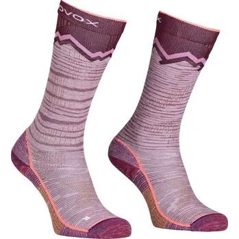 Dámské ponožky Lyžařské ponožky Ortovox TOUR LONG SOCKS W - mountain rose 39-41