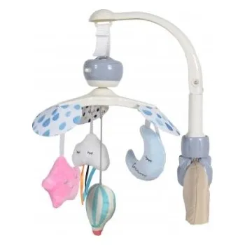 Kolotoč nad postýlku Cangaroo Mini Kolotoč nad postýlku s melodií Moonlight, růžový