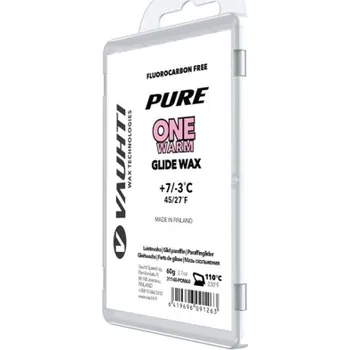 Lyžařský vosk Vosk Vauhti Tuhý vosk PURE ONE WARM 60 g (+7/-3)