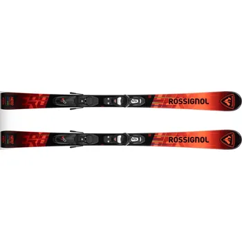 Sjezdové lyže Sjezdové lyže Rossignol HERO JR MULTI-EVENT KID-X + KID 4 GW B76 / RANBB03+FCKKK01 - black 130