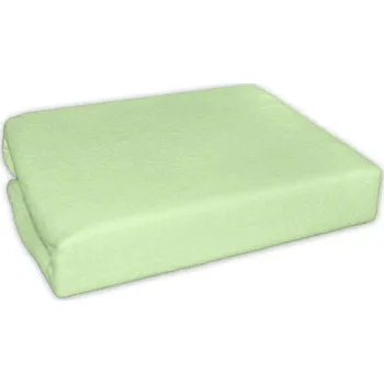 Prostěradlo Nepromokavé froté prostěradlo do kočárku 75 x 35 - zelené