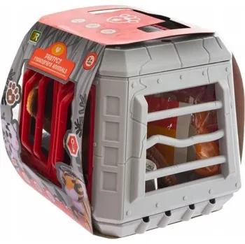 dětská jídelní sada Dětská přenosná klec se zvířátkem Medvěda a příslušenstvím - šedá, tulimi