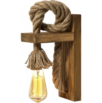 Nástěnné svítidlo Nástěnné svítidlo YORZEL 1xE27 10x30x18 cm, hnědá + vyzvednutí ZDARMA