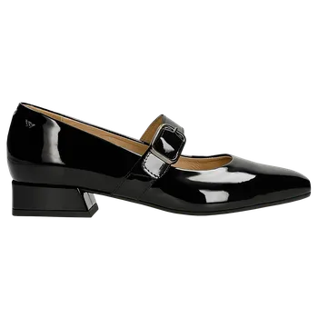 Dámské lodičky Černé Lakované Lodičky Mary Jane S Širokým Páskem Wojas 3515531 39
