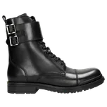 Kožené Pánské Šněrovací Kotníkové Boty S Přezkami Wojas 2403451 45