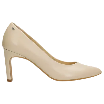 Dámské lodičky Béžové Dámské Lodičky Na Sloupkovém Podpatku Wojas 3501554 39,5