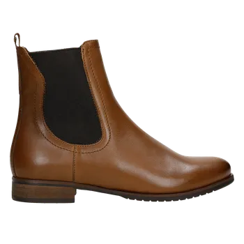 Dámské polobotky Vysoké Kožené Dámské Kotníkové Boty V Hnědé Barvě Wojas 5526352 36