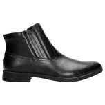 Černé Pánské Kotníkové Boty Z Kvalitní Hladké Kůže Wojas 2001651 46