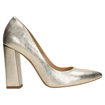 Dámské lodičky Zlaté Lodičky Na Vysokém Podpatku Wojas 3503958 40