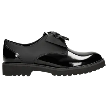 Dámské polobotky Černé Dámské Mokasíny S Lakovanými Prvky Wojas 4631971 39