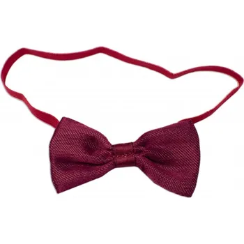 Motýlek Dětský motýlek na gumičce se vzorem Mrofi, bordó, vel. 80