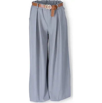 Kalhoty široké s páskem 52159 barva: šedá