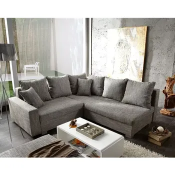 Sedací souprava ASKONT Olimpic šedá Rohová sedací souprava - pravá/levá