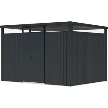 Zahradní domek KARIBU HOLZTECHNIK plechový domek KARIBU OSTEN 3 (12513) antracit LG4472