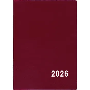 Diář Měsíční diář - Anežka - PVC - bordó 2026