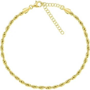 Řetízek Brilio Silver Módní pozlacený řetízek na nohu ANK114Y + 2 měsíce na vrácení zboží