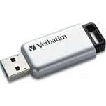 VERBATIM USB flash disk , 3.0 , 64GB , Secure Pro , stříbrný, 98666 (98666)