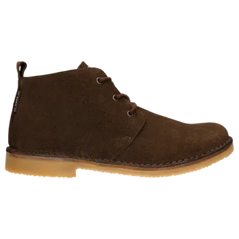 Pánské polobotky Hnědé Pánské Kotníkové Boty Z Kvalitního Veluru Wojas 2440063 44