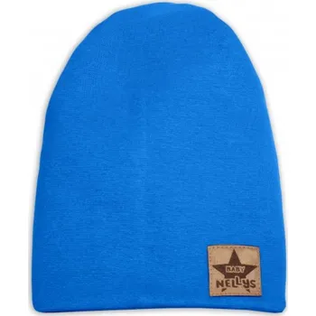 Čepice Dětská bavlněná čepice - dvouvrstvá, tm. modrá