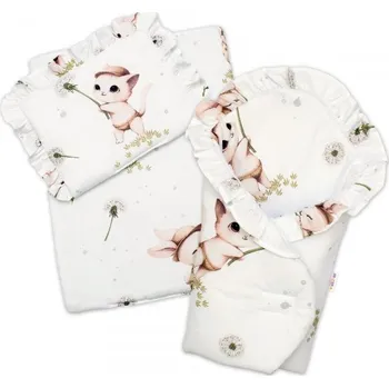 Sada pro panenku 3D, zavinovovačka, peřinka a polštářek, Kitty