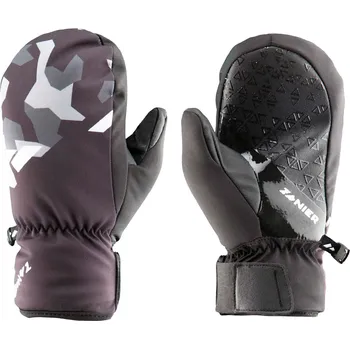 Lyžařské rukavice ZANIER SILLIAN.STX MITTEN JR - green - black 4