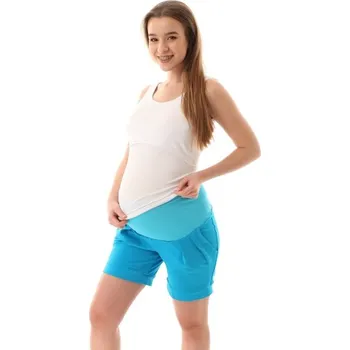 Gregx Těhotenské kraťasy DURO - tyrkysové, vel. S