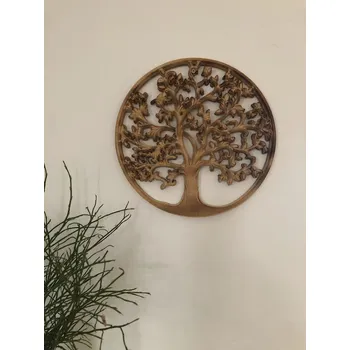 Obraz Strom života v hnědém kruhu 30cm