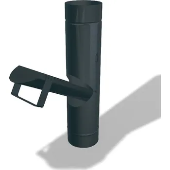 sběrač dešťové vody PREFA Klapka na dešťovou vodu 100 mm antracit P10